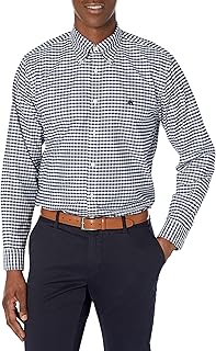 Oxford Extensible Oxford Sports Shirt without ironing for men with long sleeves and buttoned.. DIAYTAR NIGERIA: Connecting Nigerians with their needs through our affordable and diverse marketplace.