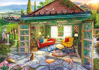 Ravens Berger Puzzle 1000 Pieces Oasis Tuscan 16947 for adults and children from 12 years old, multicolored, multicolored.. DIAYTAR NIGERIA: Nigeria's answer to affordable online shopping with reliable 5-8 day delivery guarantee.