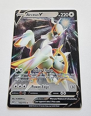 Pokémon Arceus Ultra Rare Pokémon card in 122/172 - Creuse leaf.. Every order, every item — DIAYTAR Nigeria delivers fast and reliably.
