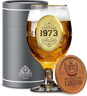 1973 KEYS®CADEAUX In beer glass, 50th birthday decorations for men and women, beer gifts for men and women, personalized 50th birthday gifts, 50th birthday decorations, vintage gift ideas, beer glasses.. DIAYTAR NIGERIA: Making quality products accessible to all Nigerians at affordable prices.