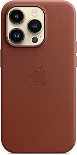 Apple leather shell for iPhone 14 Pro with Magsafe - Amber.. DIAYTAR NIGERIA transforms how Nigerians shop with our affordable prices and dependable shipping times.