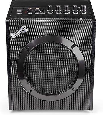 Rockjam RJ20WAR2 20 W electric guitar amplifier with 3 -band headphone and equalizer outlet, super speed and gain.. Navigate through thousands of products at pocket-friendly prices with DIAYTAR NIGERIA's easy-to-use platform.