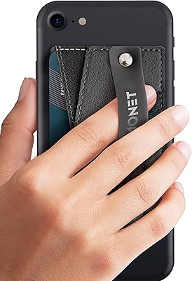 Monet Slim wallet with stretch support and handle for smartphones - black night.. DIAYTAR NIGERIA puts thousands of products at your fingertips with affordable prices and delivery within a week.