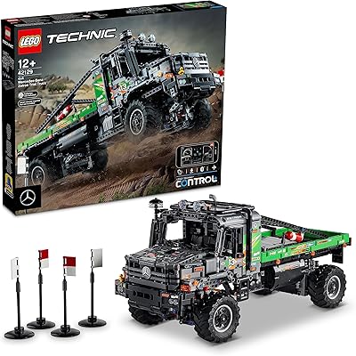 LEGO® Technic 42129 4x4 Mercedes-Benz Zetros 4x4 trial construction kit (2110 pieces).. DIAYTAR NIGERIA: The marketplace that brings affordable products to every Nigerian home in under 8 days.