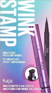 Eyeliner and winged pencil Kaga - Wink Stamp | Double end wing, with black liquid liner, macubable and waterproof.. DIAYTAR NIGERIA: Where affordability and variety come together with nationwide 5-8 day delivery.