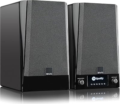 SVS Prime Professional Wireless Speakers System with Chromecast and Airplay 2 - Pair (Brilliant Black Piano).. Quick delivery. Quality products. Great deals. That’s DIAYTAR Nigeria.