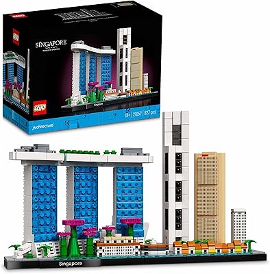 Lego architecture Skyline: Singapore 21057 (827 pieces).. DIAYTAR NIGERIA: Your partner in affordable online shopping with reliable 5-8 day shipping nationwide.