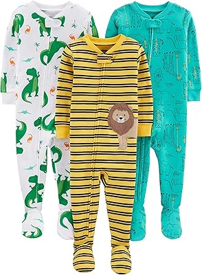 Comfortable cotton pajamas for toddlers and small boys pack of 3.. DIAYTAR NIGERIA: The marketplace that brings affordable products to every Nigerian home in under 8 days.