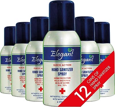 Disinfectant spray for Elegant Silver Hands 100 ml Package of 12.. Shop the future with DIAYTAR NIGERIA - thousands of products, unbeatable prices, delivery within a week.