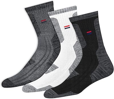 Sports socks padded in cotton sponge for men, 3, one -sized package, multicolored, one size.. DIAYTAR NIGERIA: Redefining online shopping with unbeatable prices and consistent delivery times.