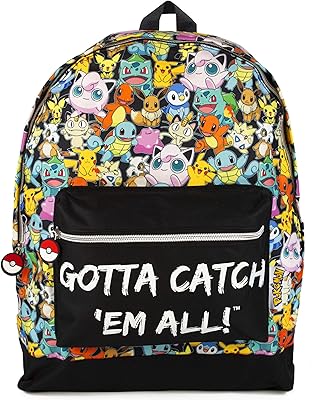 Pokémon game backpack with adjustable straps, single size, multicolored, one size, several colors, one size.. Shop efficiently from anywhere with DIAYTAR NIGERIA's comprehensive platform and quick delivery options.