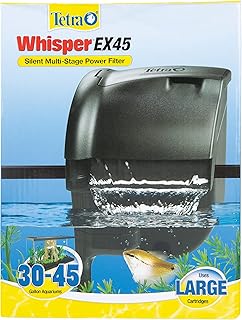 Tetra Whisper Ex45 filter for aquarium from 30 to 45 gallons, silent filtration with several stages, black/gray.. DIAYTAR NIGERIA: Your partner in affordable online retail with reliable shipping across Nigeria.