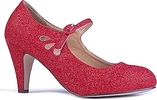 Mary Jane shoes - Low heel - Classic Bout Ronde shoes and ankle bridle - Pixie by J. Adams.. DIAYTAR NIGERIA: Where shopping is easy, prices are low, and delivery is just days away.