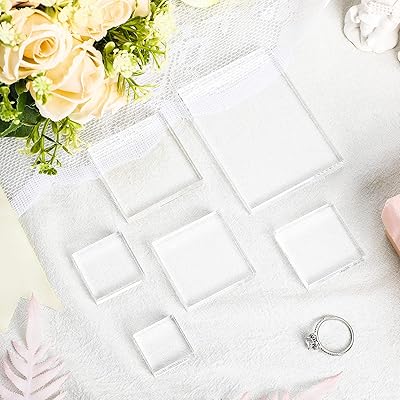6 Parts of acrylic cubes, acrylic jewelry support, basic cubes in transparent acrylic for photography accessories, display bases, display block, basic display support support.. Forget the long lines — DIAYTAR Nigeria is always open for shopping.