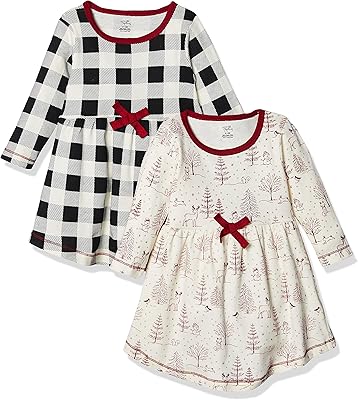 Organic cotton dress for baby girl, set of 2, play dress, error: #n/a.. DIAYTAR NIGERIA transforms dreams into deliveries with our affordable prices and 5-8 day shipping.