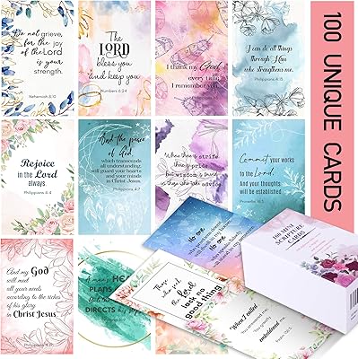 100 prayer cards for women with matching biblical verses, mini biblical study cards for women, inspiring Christian religious gifts for women.. Shop across boundaries at DIAYTAR NIGERIA and enjoy budget-friendly nationwide delivery within the week.