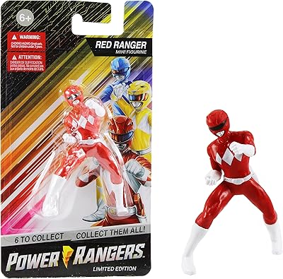 Mini Power Rangers figurine in limited edition, 2.5 inch - Red Ranger.. DIAYTAR NIGERIA brings a world of products to your fingertips with affordable prices and quick delivery.
