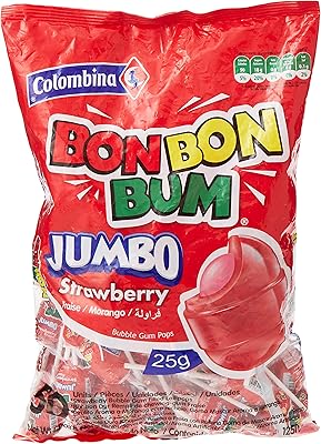 Colombina Jumbo Bubble Gum Saveur Fraise, 1.25 kg.. From big brands to everyday basics — DIAYTAR Nigeria has you covered.