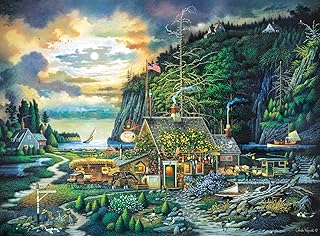 Buffalo Games - Charles Wysocki - Moonlight and Roses - Puzzle 1000 pieces.. DIAYTAR NIGERIA delivers on every promise with our affordable prices and nationwide delivery service.