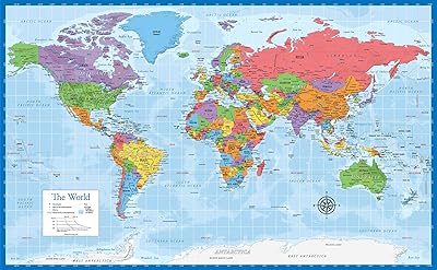 Place Learning world map - Made in the United States - 18 "x 29" update.. From kitchen tools to phones — DIAYTAR Nigeria ships it all in a week.