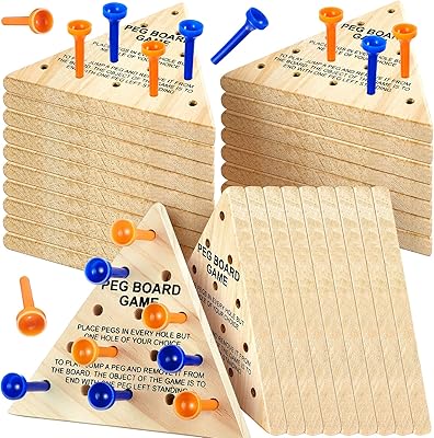 Play of triangular wooden ankles 24 pieces, triangular wooden board games, triangular wooden board games, family games, fun travel games, wooden strategy game for adults and adolescents.. Transform your online shopping experience with DIAYTAR NIGERIA's affordable and diverse marketplace.