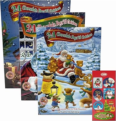 Christmas calendar 24 days in chocolate (3) package with Christmas stickers by by the cap.. Experience the ease of digital shopping with DIAYTAR NIGERIA's affordable and diverse marketplace.