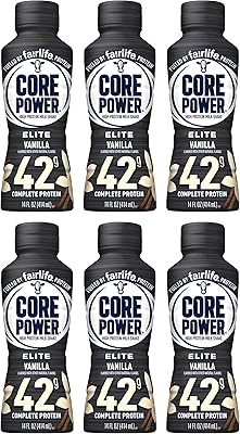 Shakes Shakes rich in protein Fairlife Core Power, ready to drink (6 vanilla, 42 g).. DIAYTAR Nigeria: Your one-stop online shop with unbeatable prices and nationwide delivery in under 8 days.