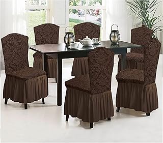 Fabien Jacquard woven easy to install unwanted washable stretch chair cover.. Your trusted shopping companion, DIAYTAR NIGERIA delivers affordable solutions in just 5-8 days.