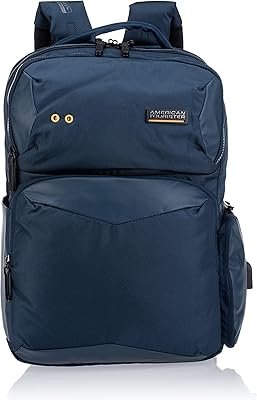 Backpack American Tourist Zork 2.0 3, Navy blue, Size M, Navy Blue, M, relaxed.. Click, pay, receive — DIAYTAR Nigeria makes online shopping seamless.