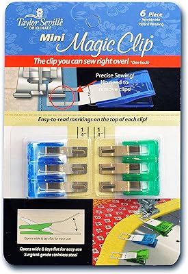 Magic clips Taylor Civil Originals for sewing and embroidery - very small - 6 pieces.. DIAYTAR NIGERIA: Putting quality products within reach of every Nigerian through our affordable marketplace.