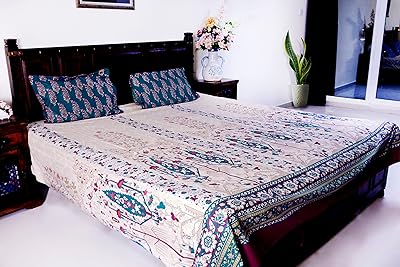 Cotton bed set printed 150 threads | King size.. Your ideal shopping companion, DIAYTAR NIGERIA offers unmatched variety with delivery within a week.