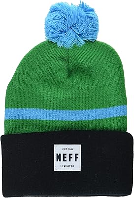 Bonnet Neff Lawrence Stripe Pom for Men (package of 1).. DIAYTAR NIGERIA: Making online retail accessible to all with affordable nationwide shipping.