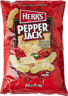 Snack of Herr's 141g Pepperjack cheese curls.. Your trusted e-commerce destination, DIAYTAR NIGERIA offers extensive variety with reliable shipping.