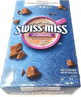 Swiss miss hot cocoa mixture, milk chocolate, without added sugar, 60 units envelopes (2) package.. DIAYTAR NIGERIA delivers more than products - we deliver affordable shopping satisfaction nationwide.