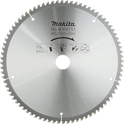 MAKITA B-O4151 MAKITA aluminum cut saw, blade diameter 260 mm x hole diameter 30 mm, 80 teeth.. Quick delivery. Quality products. Great deals. That’s DIAYTAR Nigeria.