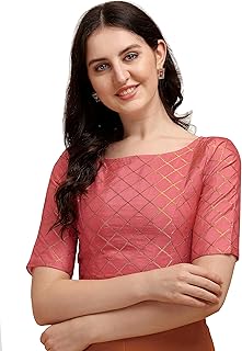 Blouse jacquard readymade pour femme design carré.. DIAYTAR NIGERIA combines extensive variety with budget-friendly prices and prompt nationwide delivery.