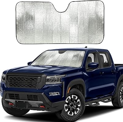 Suns for truck windshield accordion ECONOUR | Sun visor for truck adapted to large SUVs and vans | blocks UV rays for interior protection | Hot truck accessory | XL (66 x 27 inches).. Shop for less and receive more with DIAYTAR NIGERIA's expansive e-commerce platform and nationwide delivery.