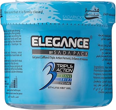 Pro hair gel, blue, 500 ml.. DIAYTAR NIGERIA: Making online retail accessible to all with affordable nationwide shipping.