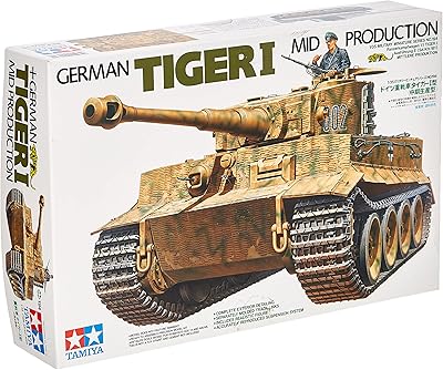 Tamiya TM35194 35194 German Tiger I Medium Tank Production 1:35 Military model kit.. DIAYTAR NIGERIA makes every purchase count with our affordable prices and reliable 5-8 day shipping.