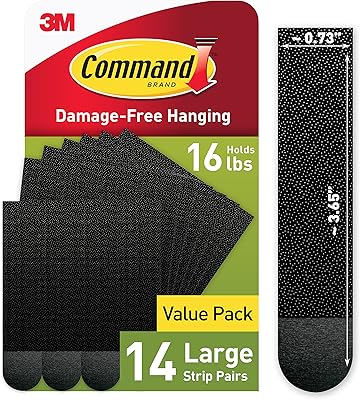 Large suspension strips for command tables, hangers for hanging tables without damage, wall suspension strips for living spaces, 14 pairs of black masking ribbons (28 control strips).. Shop everything from A to Z on DIAYTAR Nigeria — delivered nationwide.