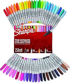 Sharpie Ultimate Cosmic Color Collection Permanent Liner, matching colors with ultra fine tips, 45 pieces.. DIAYTAR NIGERIA: Where online shopping becomes effortless with budget-friendly nationwide delivery.