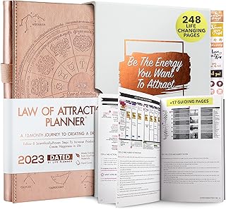 Planning law of attraction 2023 - Luxury weekly and monthly planner, 12 -month trip to productivity and increased happiness - life organizer, gratitude journal and stickers (dated A5).. Shop smarter, not harder with DIAYTAR NIGERIA - thousands of products at your fingertips with affordable delivery.