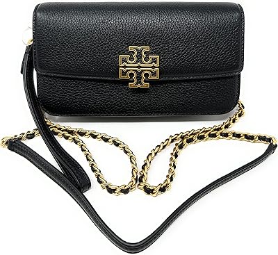 Britten pebble chain wallet for women, black, britten pebble leather chain wallet.. Shop with purpose at DIAYTAR NIGERIA and discover a world of products at budget-friendly prices.