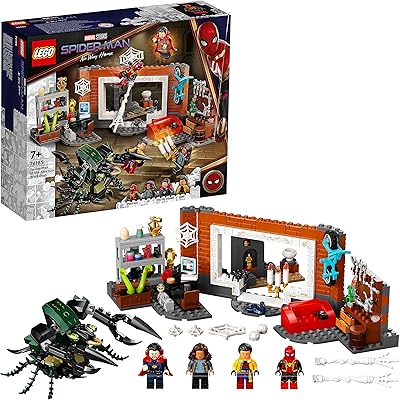 Lego Marvel Spider-Man construction kit in sanctum, gift for children; Includes 4 figurines and a monster construction toy (355 pieces), 76185.. Shop from Nigeria's largest product selection at DIAYTAR, with budget-friendly prices and swift delivery.
