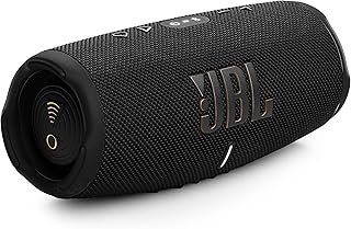 Bluetooth and Wi-Fi JBL portable speaker Loads 5, powerful and deep bass, 20-hour battery, water and dust resistant, integrated charger, self-draining function, open streaming system-black, jblcharge5wifib.. DIAYTAR NIGERIA: Where every purchase is affordable and delivery is always within a week.