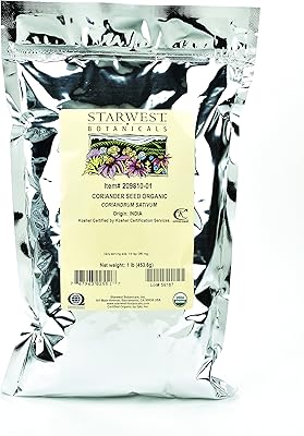 Starwest Botanicals organic coriander seeds (454 kg).. Shop with intention at DIAYTAR NIGERIA, offering thousands of products delivered nationwide in days.