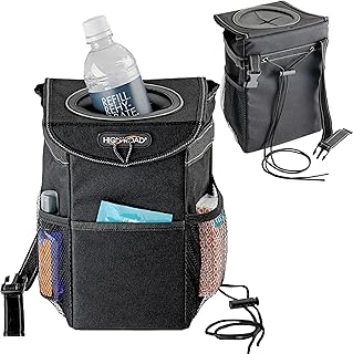 High Road car trash can with stash Away storage pockets and storage pockets.. DIAYTAR NIGERIA: Where affordability and variety meet with convenient delivery within 8 days.