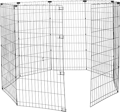 Folding metal fence for Amazonbasics animals - 48 x 48 x 48 inch.. DIAYTAR NIGERIA: Where every shopping need is met with affordable prices and timely delivery.