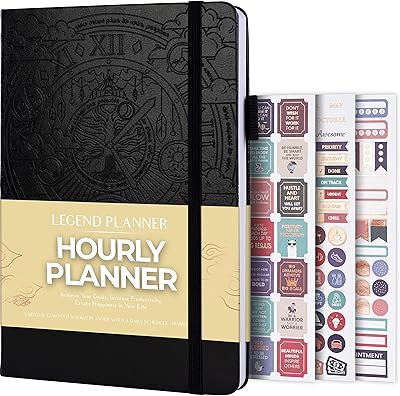 Legend Planner Hourly Schedule Edition weekly and luxury daily agenda with beaches.. Discover endless possibilities with DIAYTAR NIGERIA's extensive product range and affordable shipping.