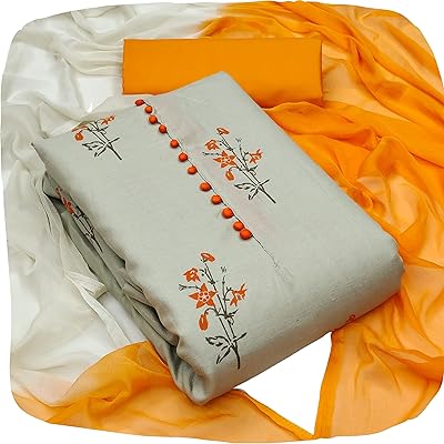 Salwar costume dress in non -sewn cotton for women from ethnic junction.. DIAYTAR NIGERIA: Nigeria's answer to affordable online shopping with reliable 5-8 day delivery guarantee.